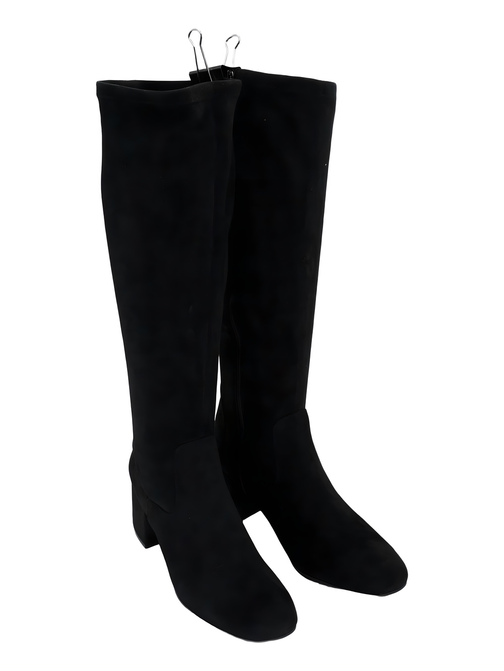 Kenneth Cole Reaction Rida Knee High Block Heel Boots Black Size 9.5M